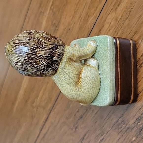 Vtg, Takihashi San Francisco, Lion Trinket Box, Crazed Glazing, Magnificent. - Picture 5 of 9